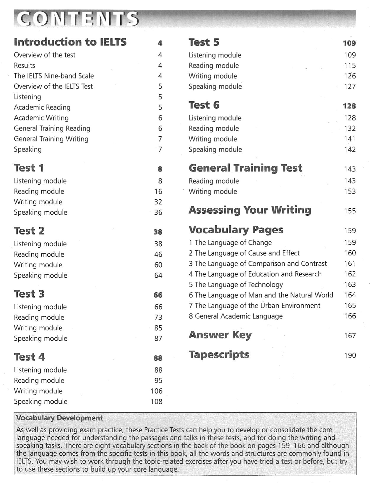 IELTS Practice Test Plus 2 - mục lục