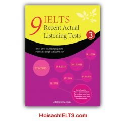 IELTS Recent Actual Listening Tests Vol 3