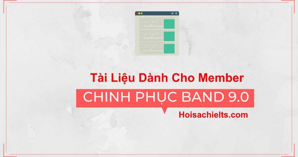 Tổng hợp tài liệu IELTS bổ trợ quá trình tự học