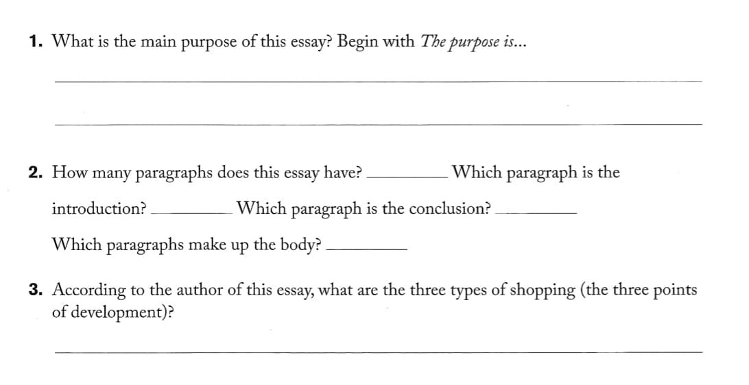 Trọn bộ Great Writing - câu hỏi activity 1