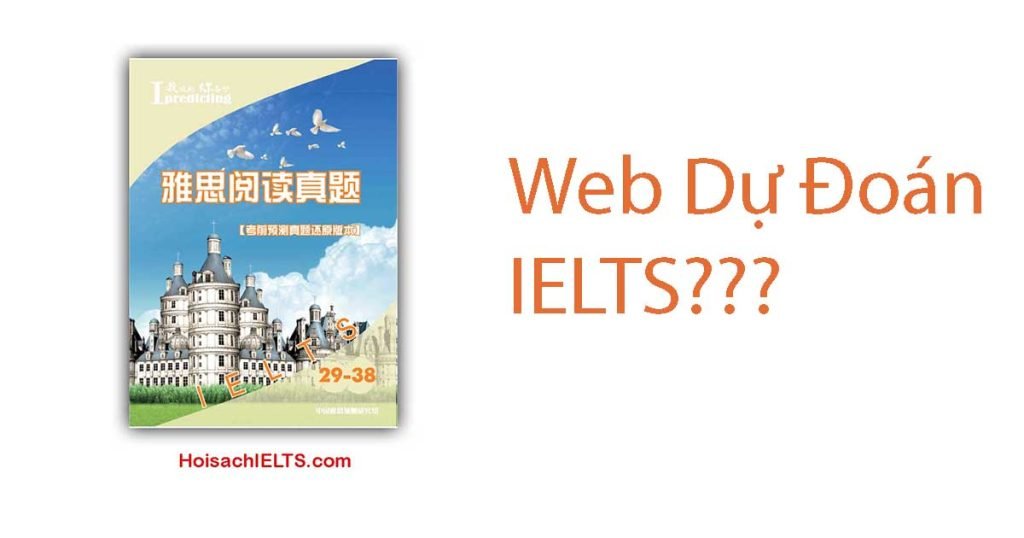 Trang web dự đoán đề IELTS